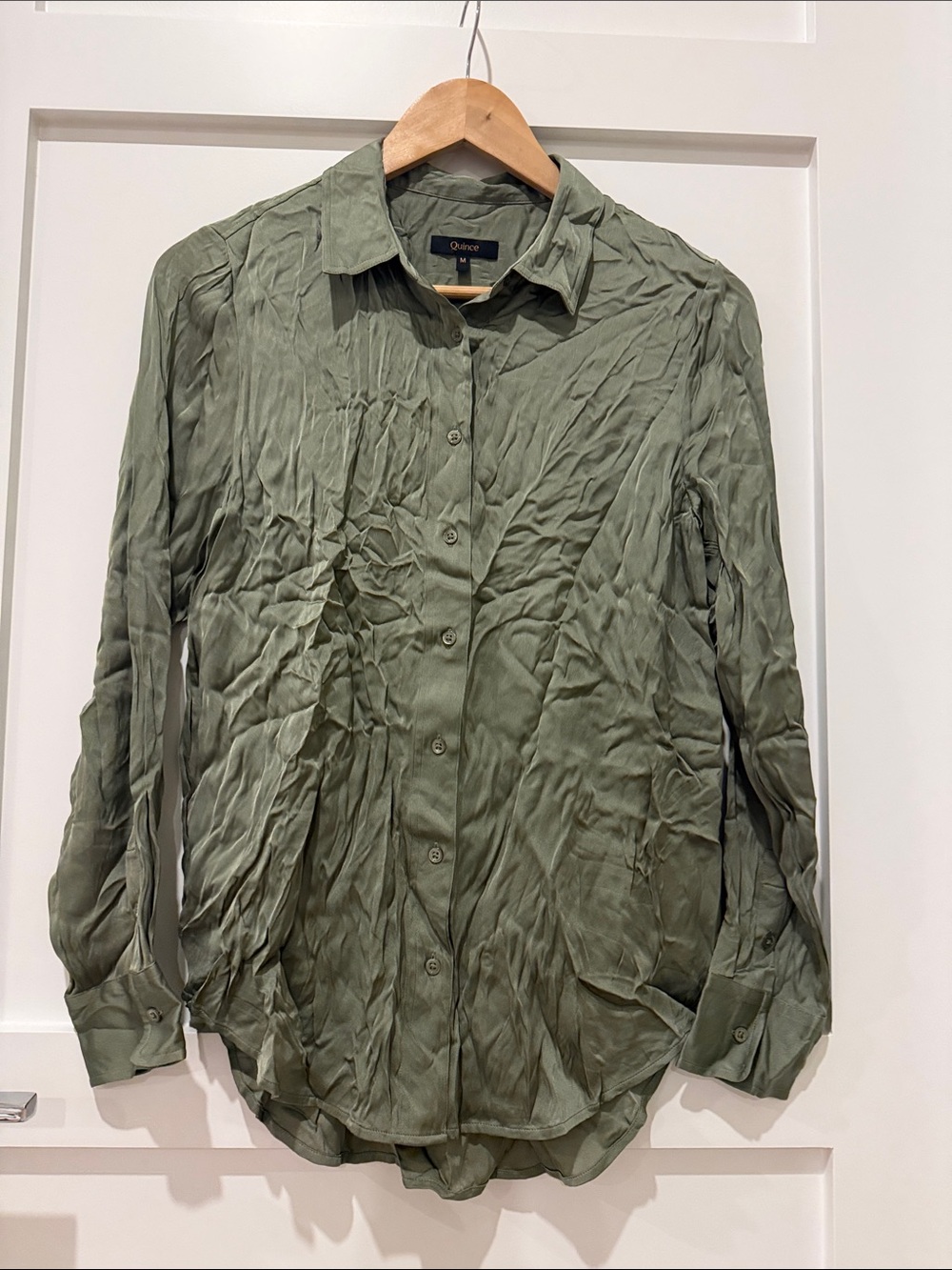 Quince Washable Stretch Silk Blouse - Picture 3 of 8